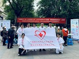 健康义诊进小区 南丁格尔暖人心